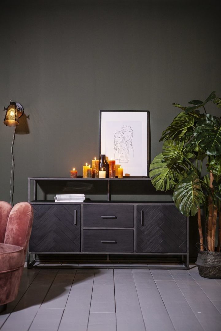 Industriele stijl dressoir Eleonora