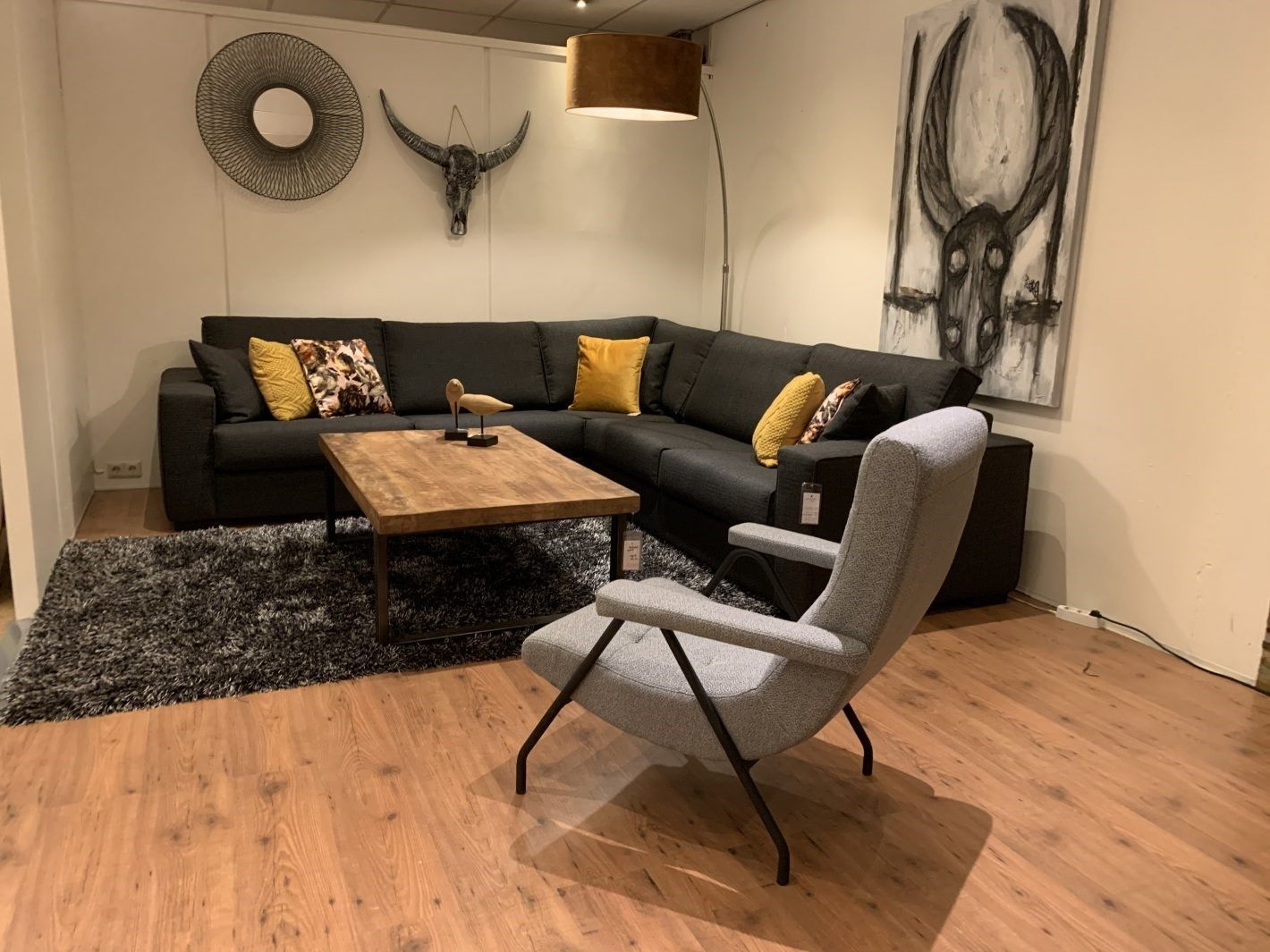 Industrieel stijl fauteuil Victor