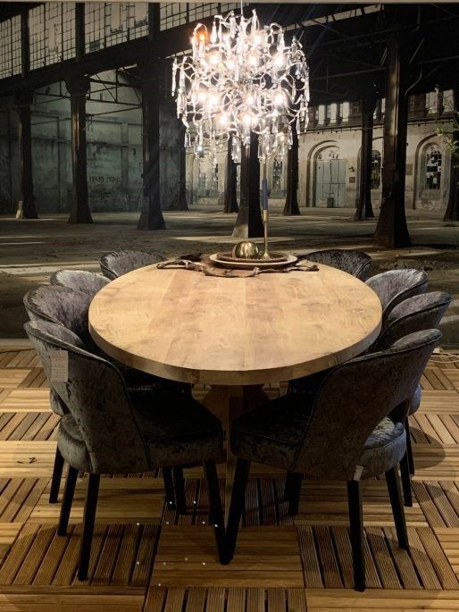 Houten tafel ovaal | Landelijk | THOLS Wonen