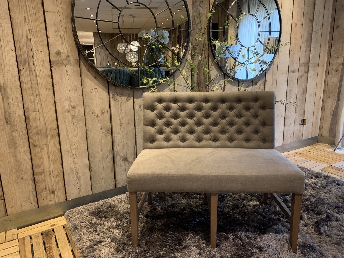 Landelijke eetkamerbank | THOLS wonen