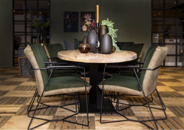 Moderne ovale eettafel