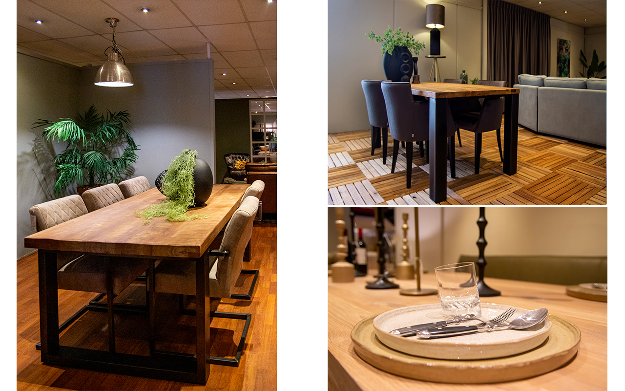 eetkamer tafel industrieel THOLS